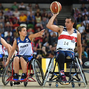 Basketball en fauteuil roulant