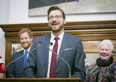 Discours à l’événement de lancement.