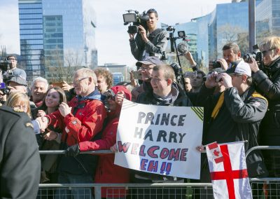 Le public de Toronto fait la rencontre du prince Harry.