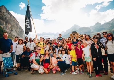 Tournée nationale du drapeau - Lake Louise