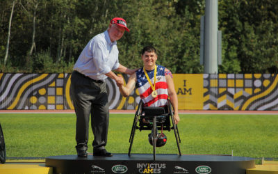 American Ivan Sears Wins Triple Gold in Men’s IT4 Wheelchair Races