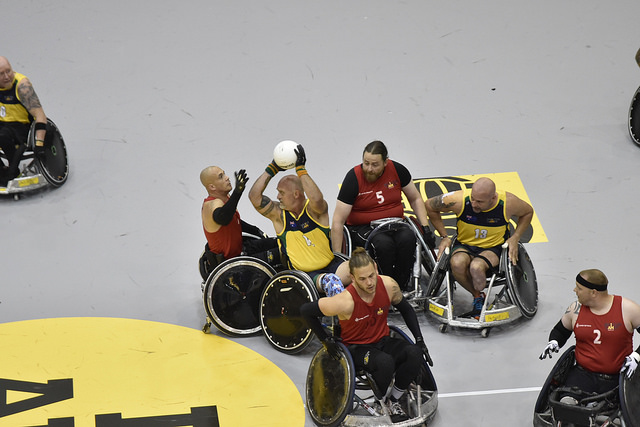 Rugby en fauteuil roulant : Australie-Danemark